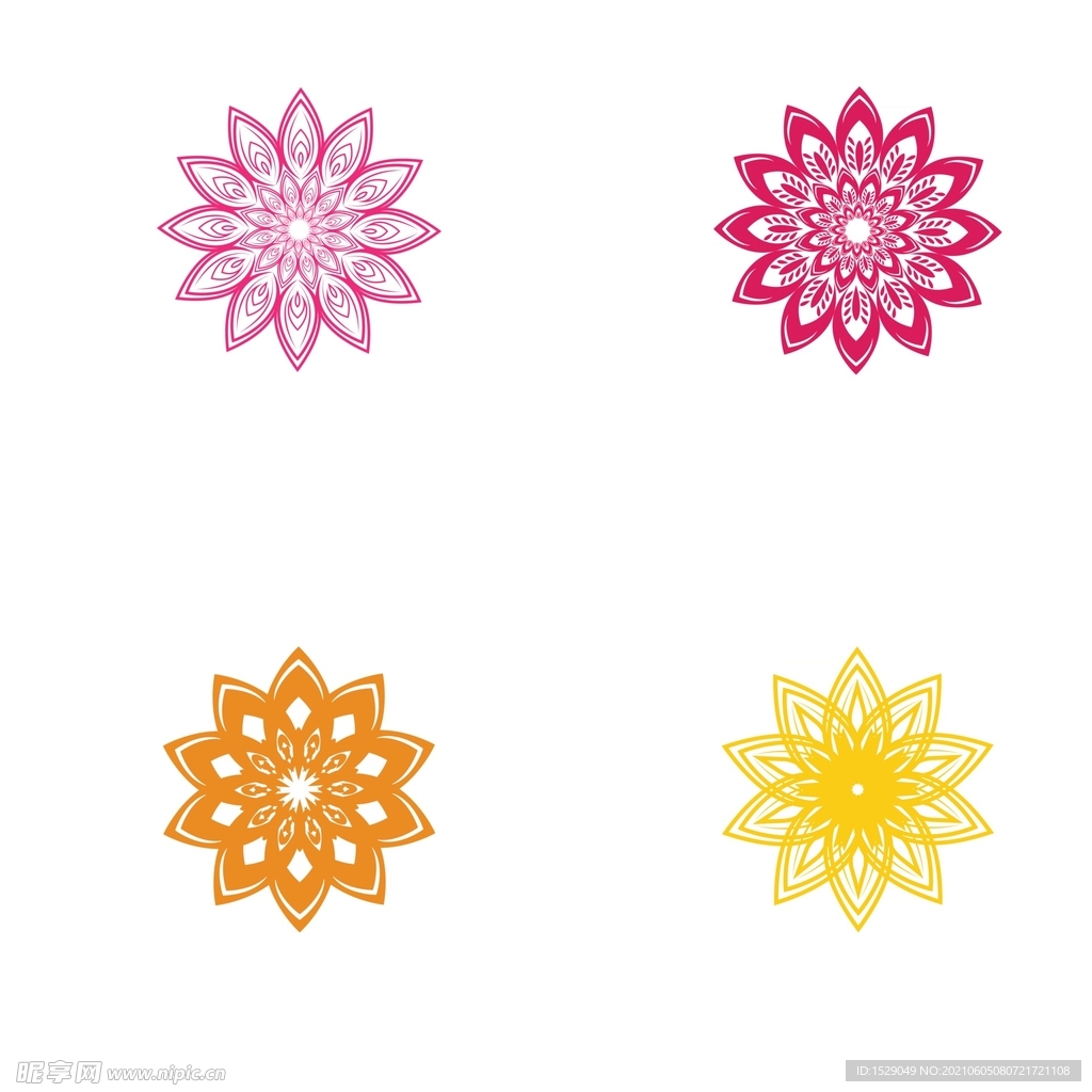抽象花朵图标