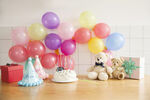 生日派对彩色气球
