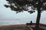 海边长凳