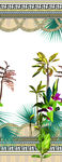 热带植物  数码印花