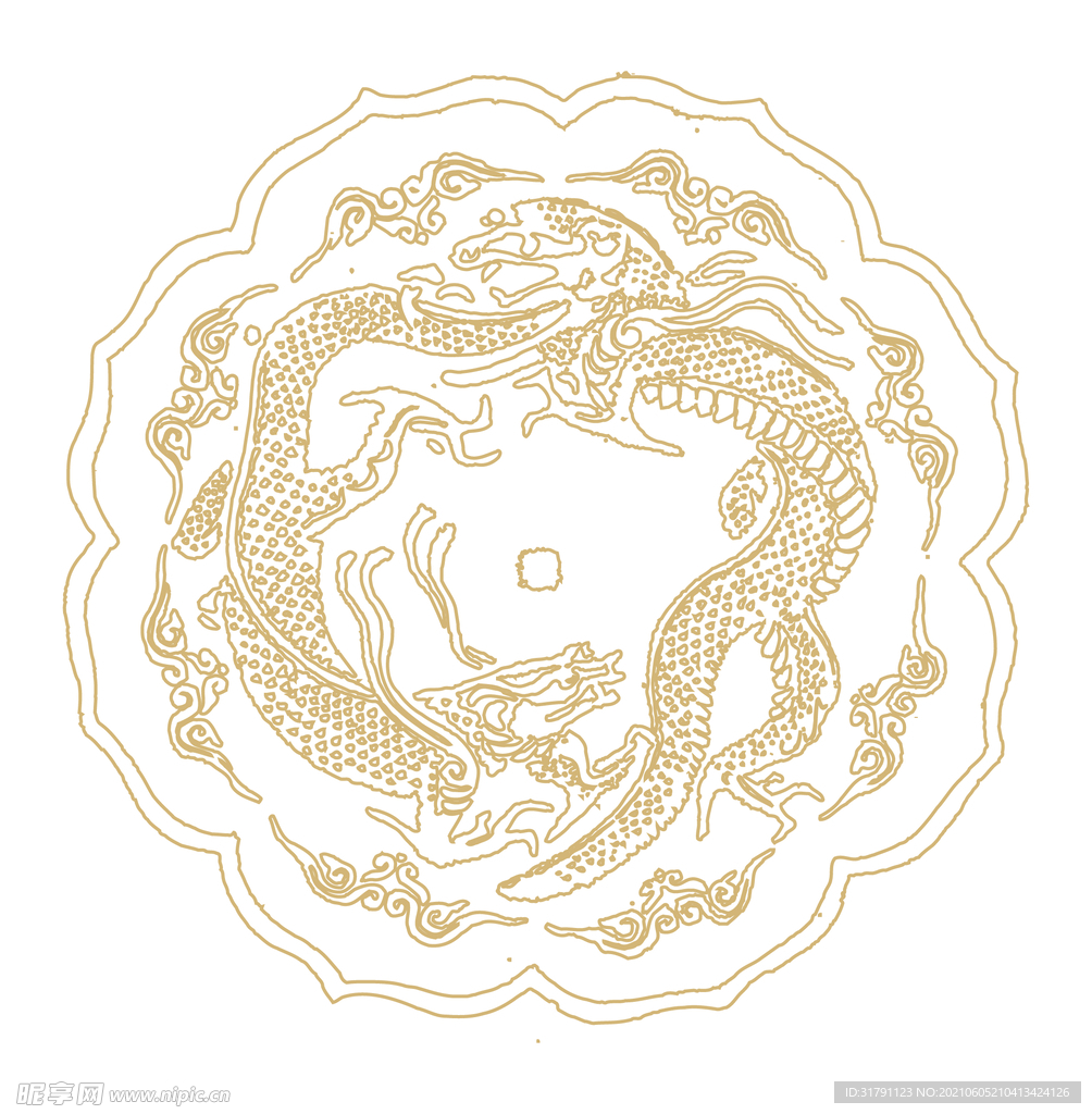 中式龙纹