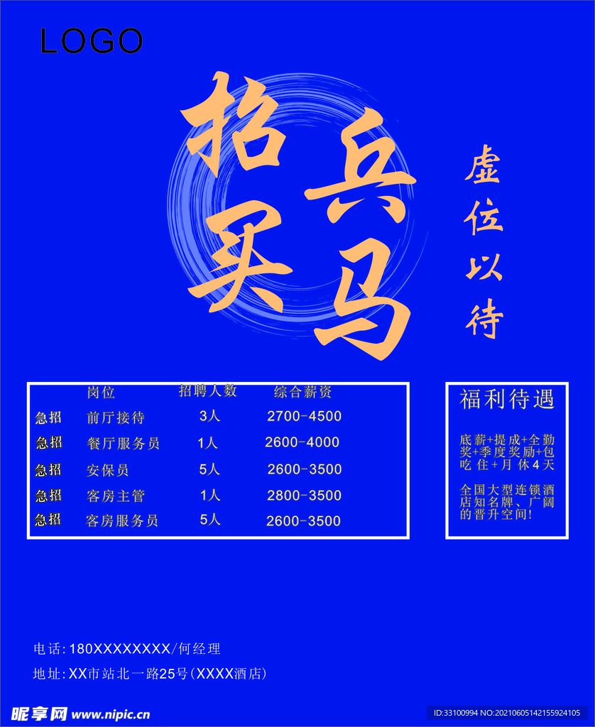 酒店招聘广告