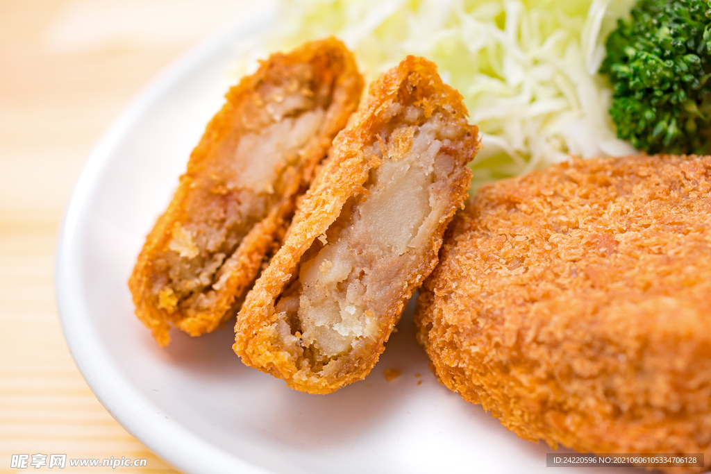 炸肉饼