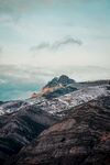 风景雪山蓝天