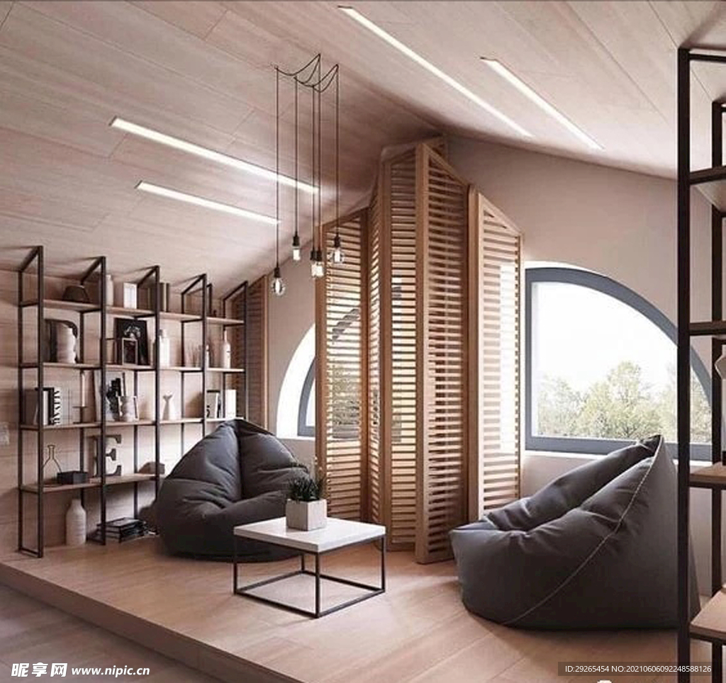 斜顶阁楼 
