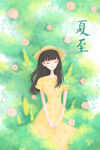 二十四节气插画海报