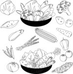 蔬菜插画