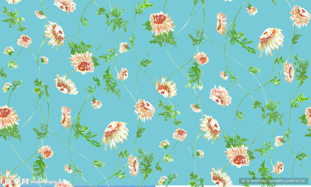 手绘花