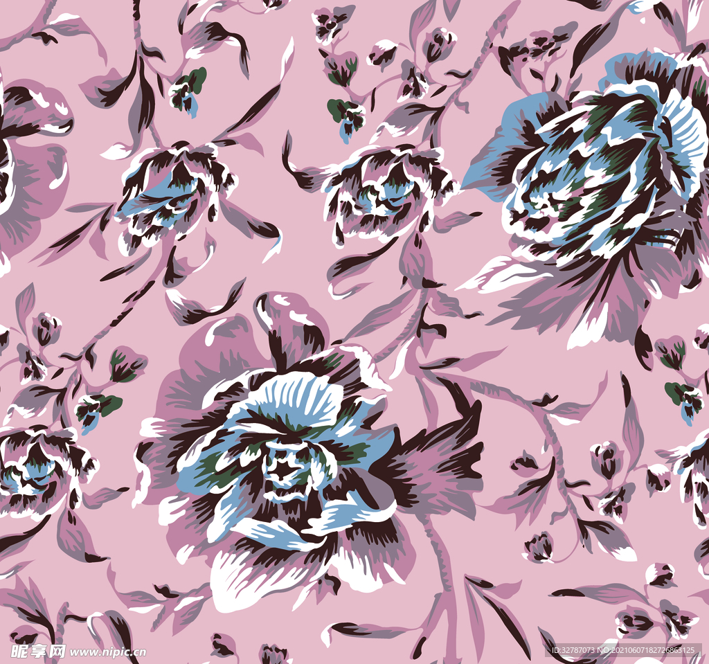 手绘花
