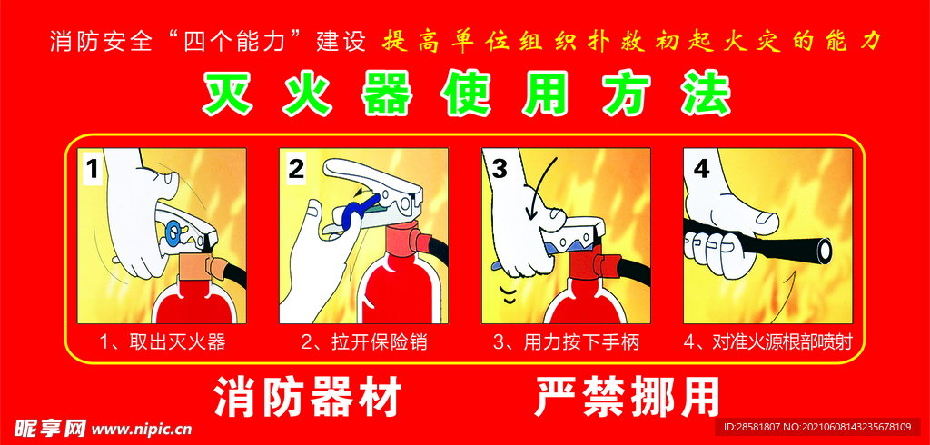 灭火器使用