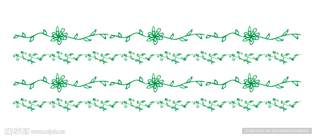 欧式花藤分割线