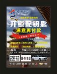 汽车钥匙 宣传海报