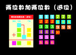 两位数加两位数教具 数学教具