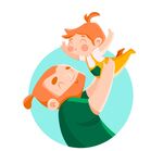 幸福橘发父女