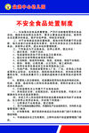 不安全食品处置制度
