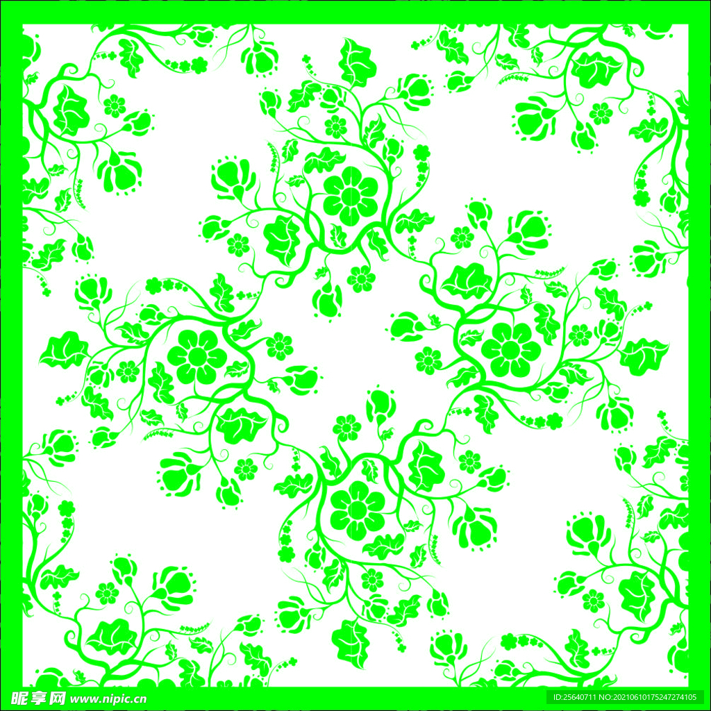 花卉底纹