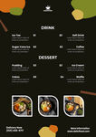 餐厅菜单模板PSD素材设计