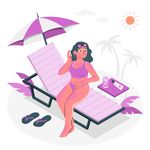沙滩人物