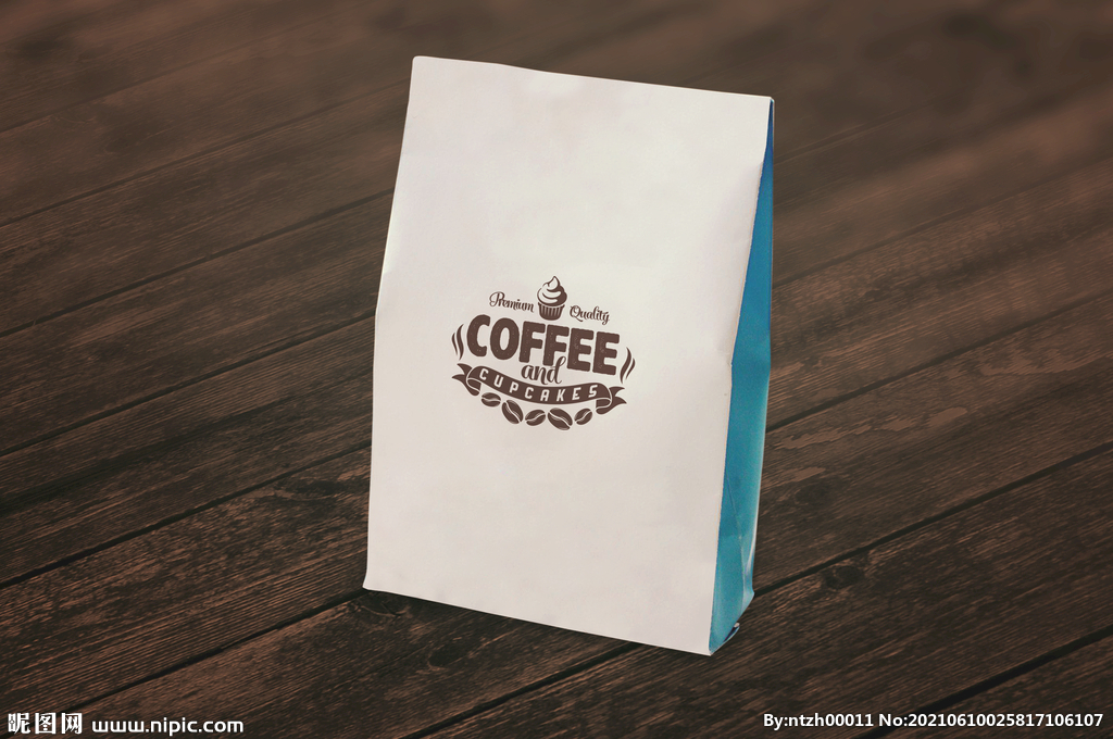咖啡豆纸袋包装样机
