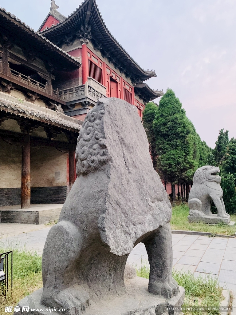石狮 中式城门  摄影