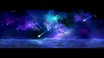 唯美流星海面