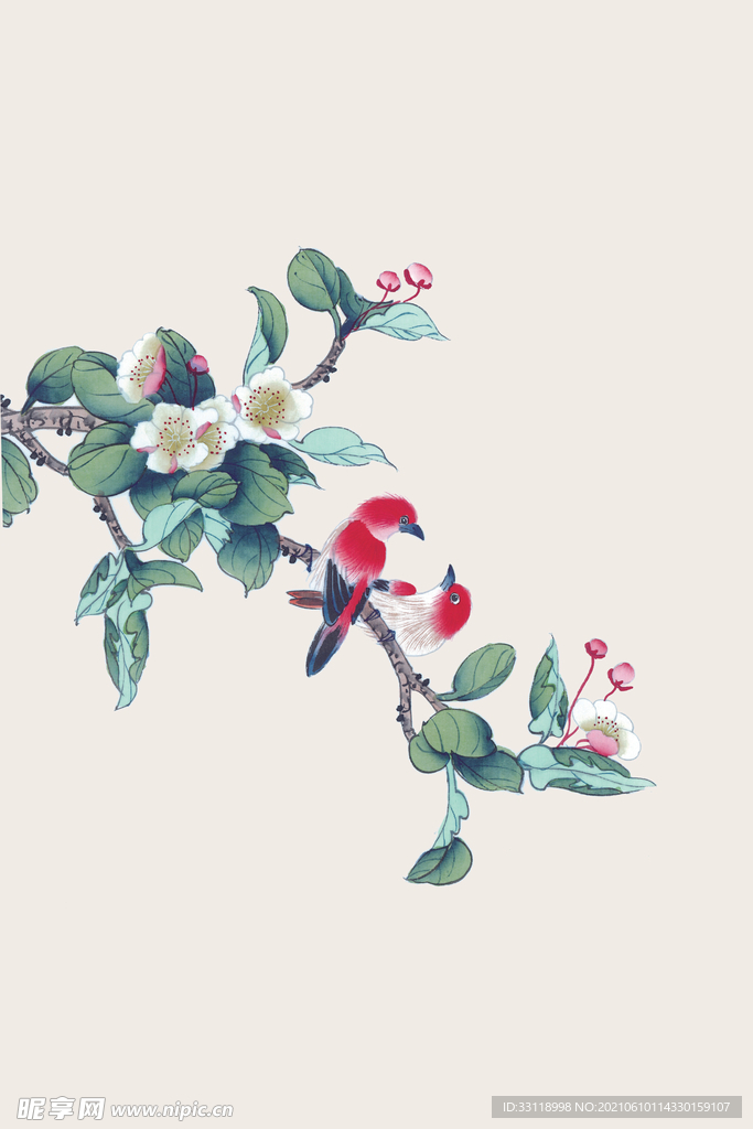 新中式梅花