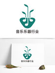 音符音乐乐器行业logo