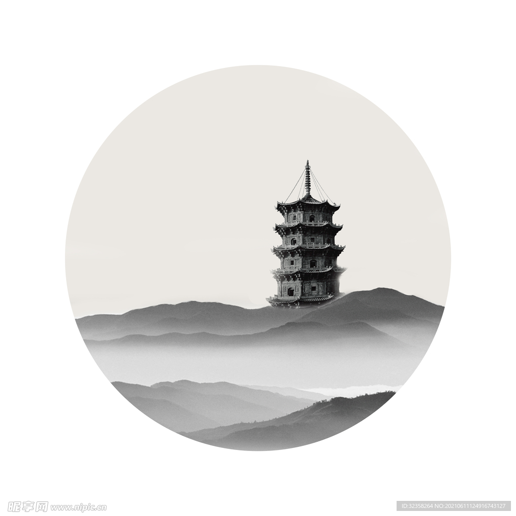 宝塔中式