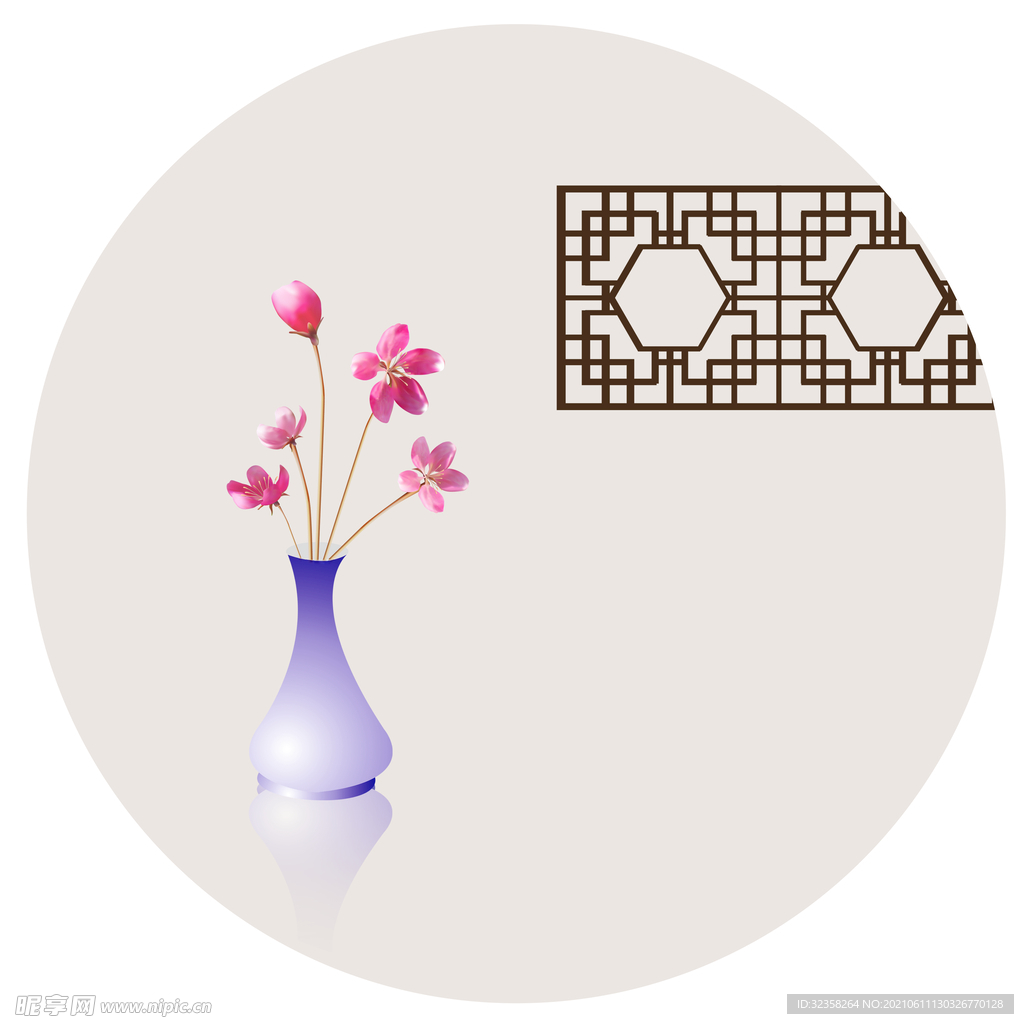 古风花瓶