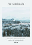 雪山挂画