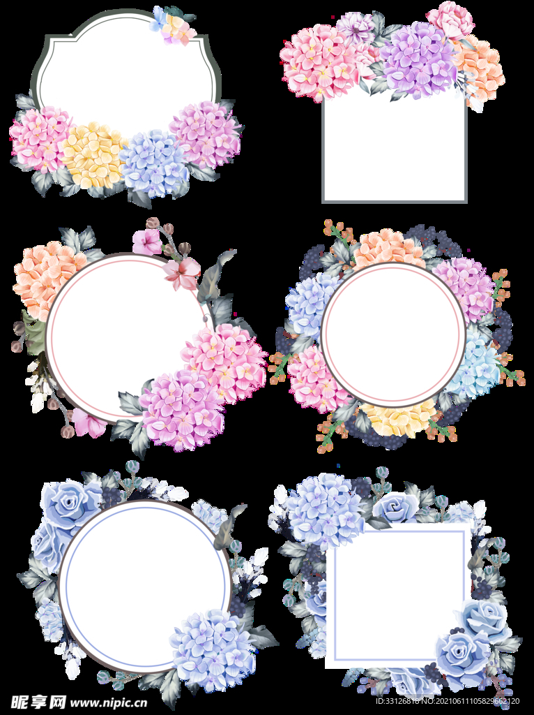 紫阳花 花纹