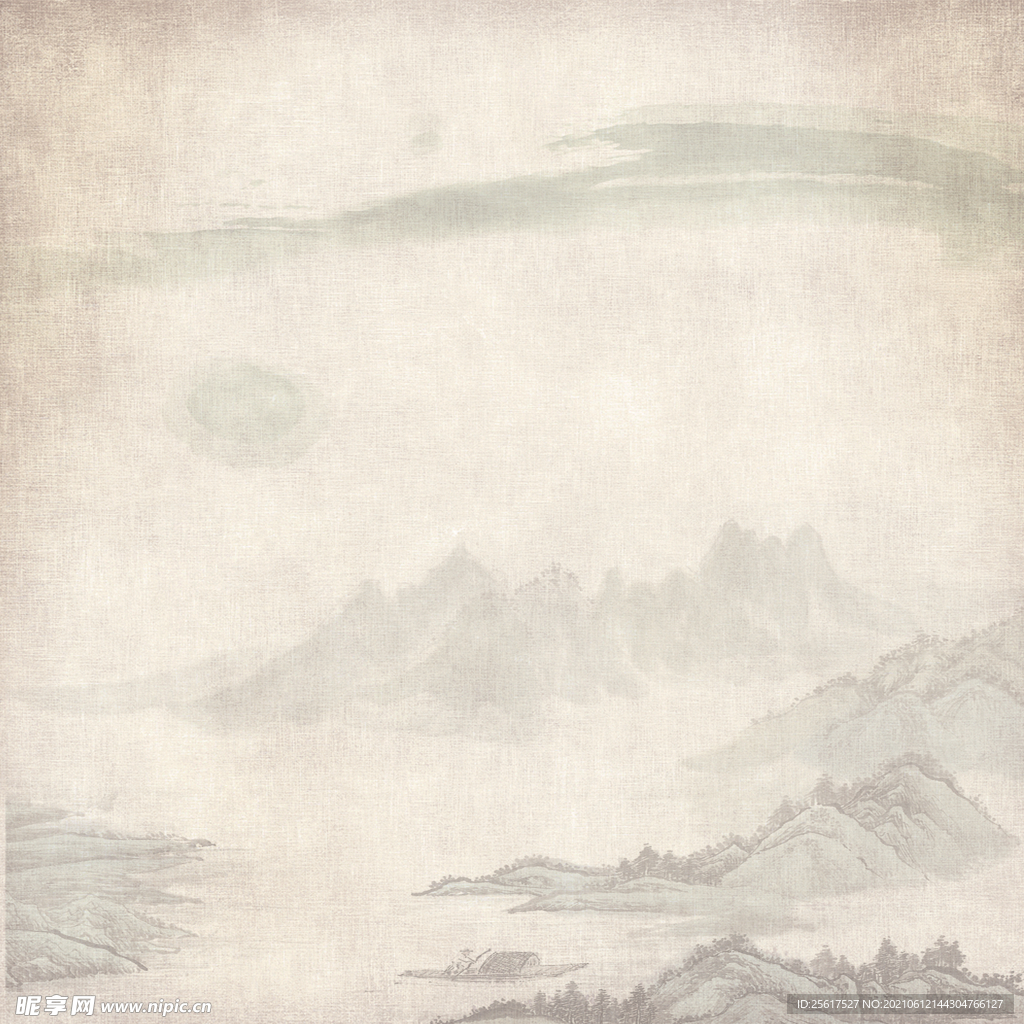 山水背景
