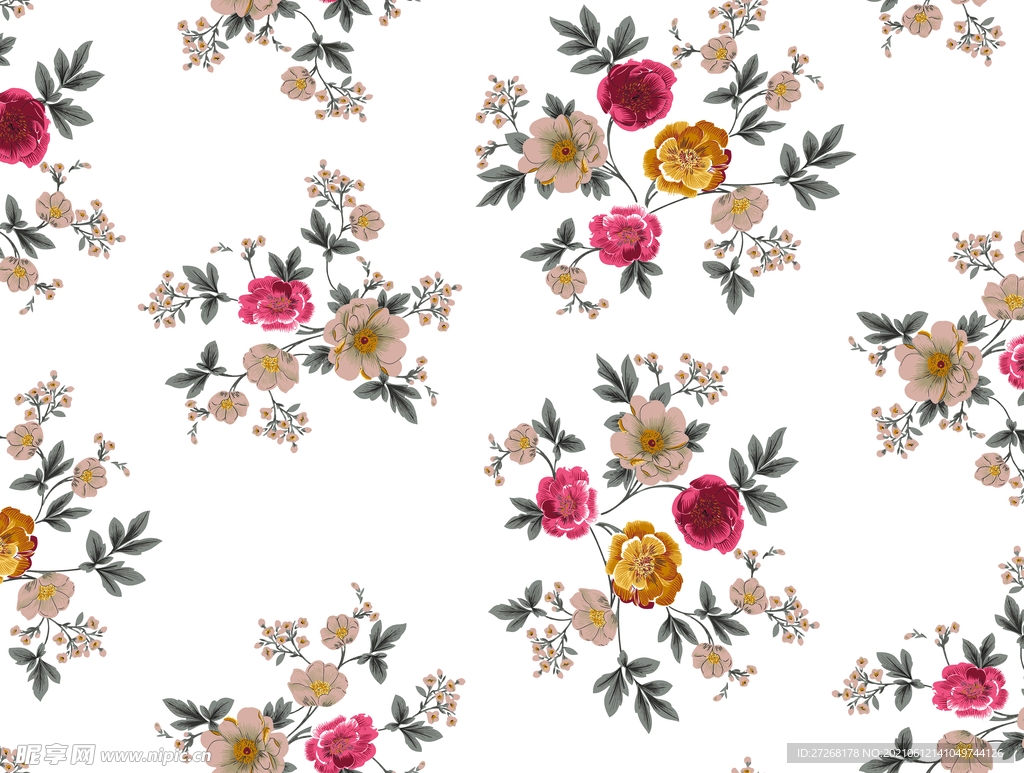 手绘花