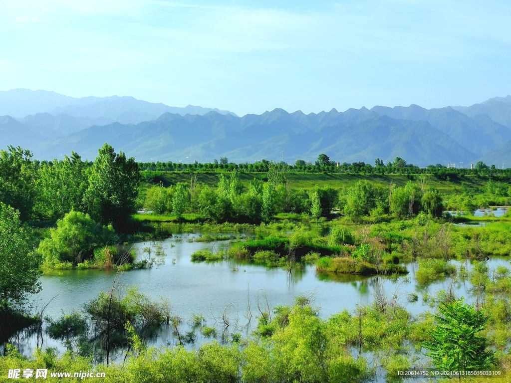 美丽的湖泊风景