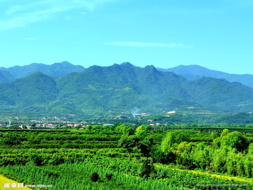 壮丽的大山美景