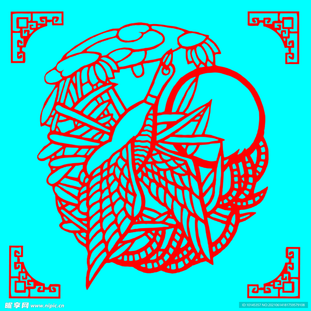 鸟儿剪纸
