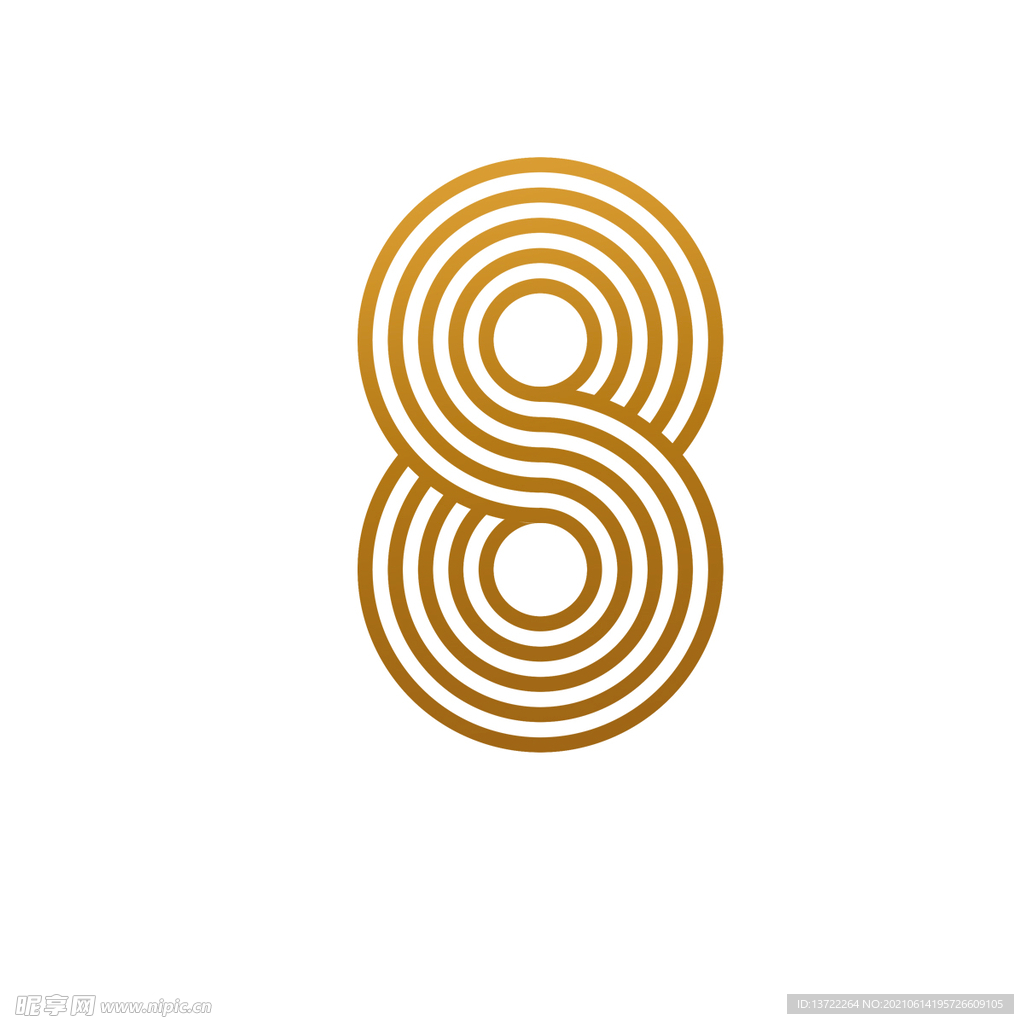 ps素材数字8