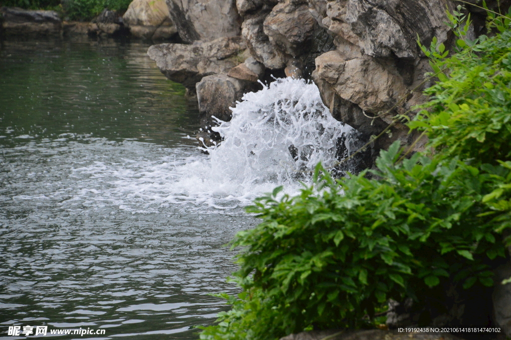 龙潭湖风景 