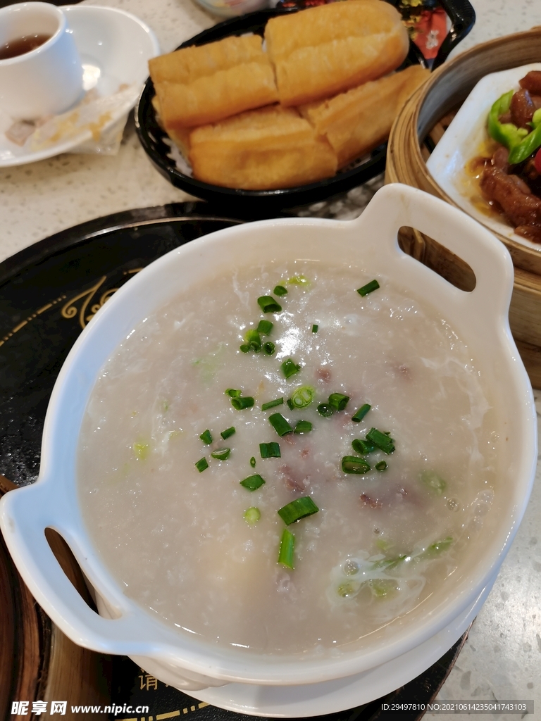 葱花牛肉粥