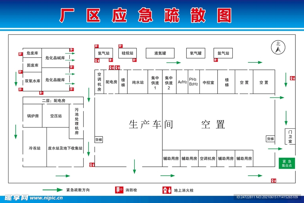 应急疏散图