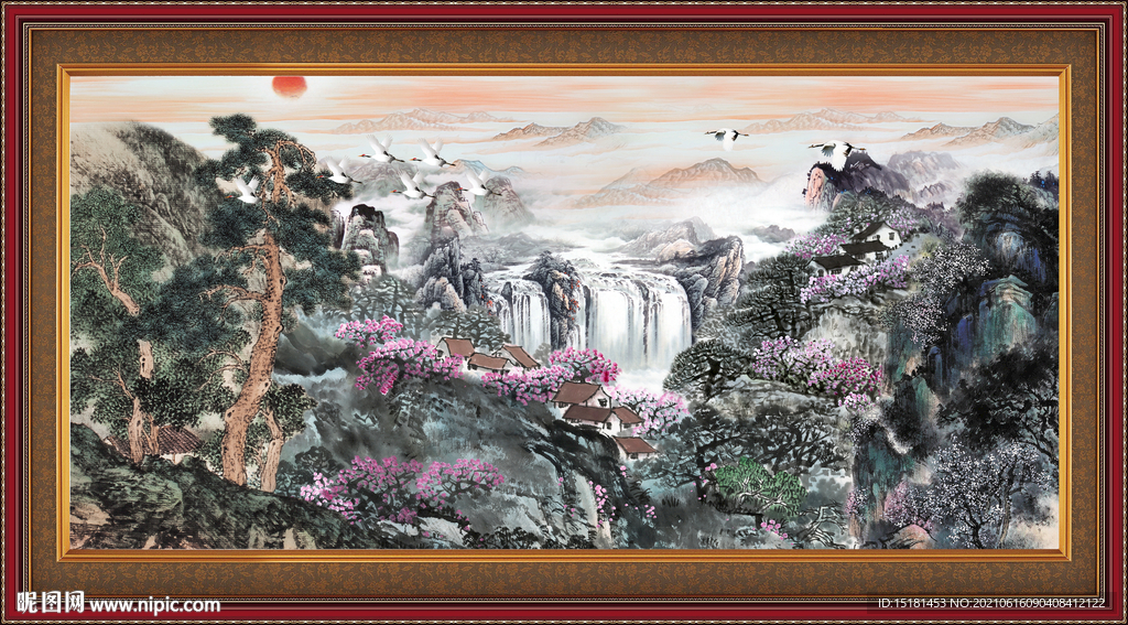 办公室山水