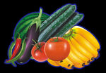 水果蔬菜番茄香蕉黄瓜茄子辣椒