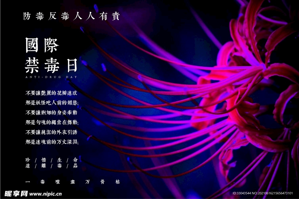 禁毒海报