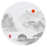 水墨 中国风 山水