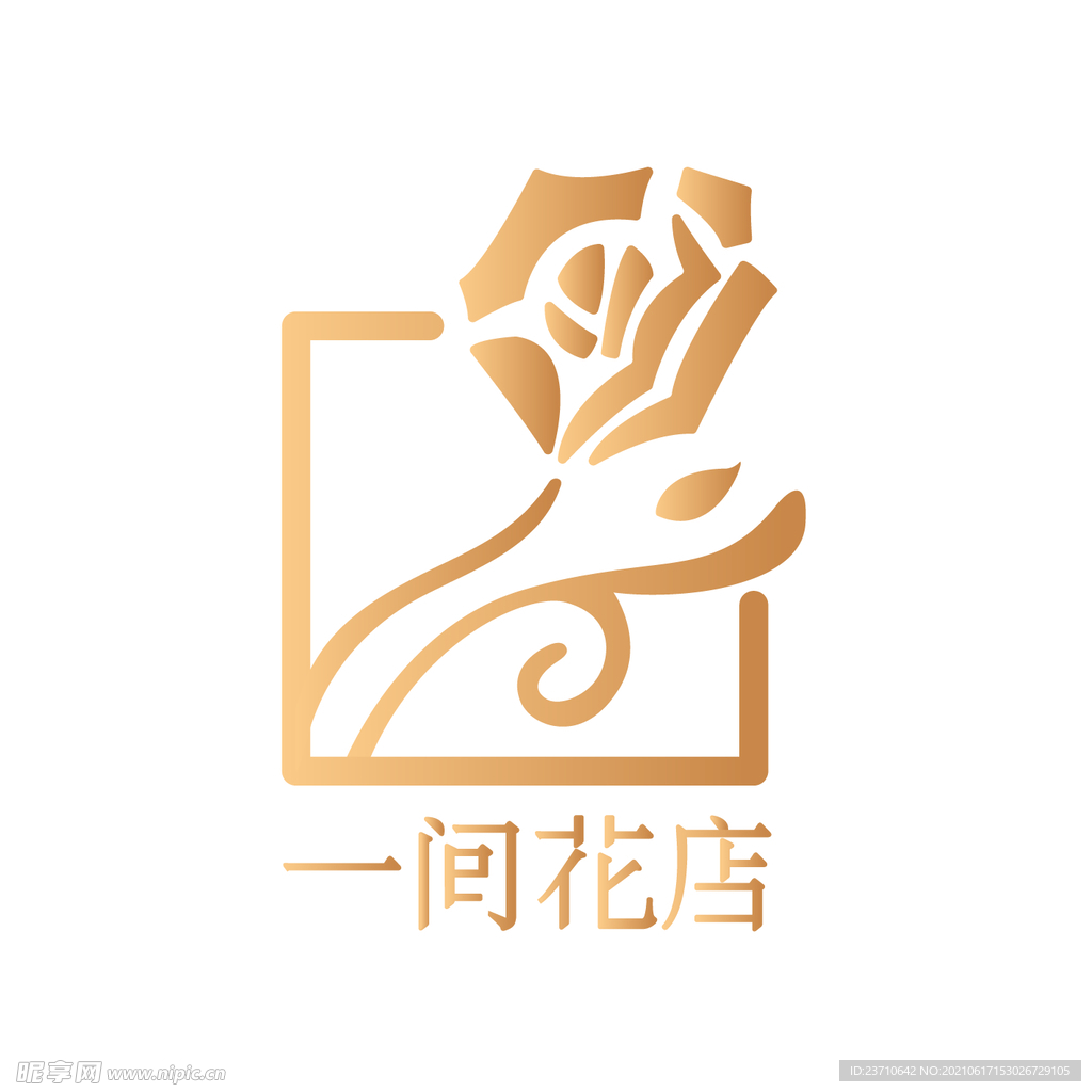 矢量花logo