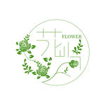 矢量花logo 