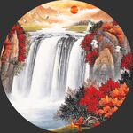 流水生财玄关