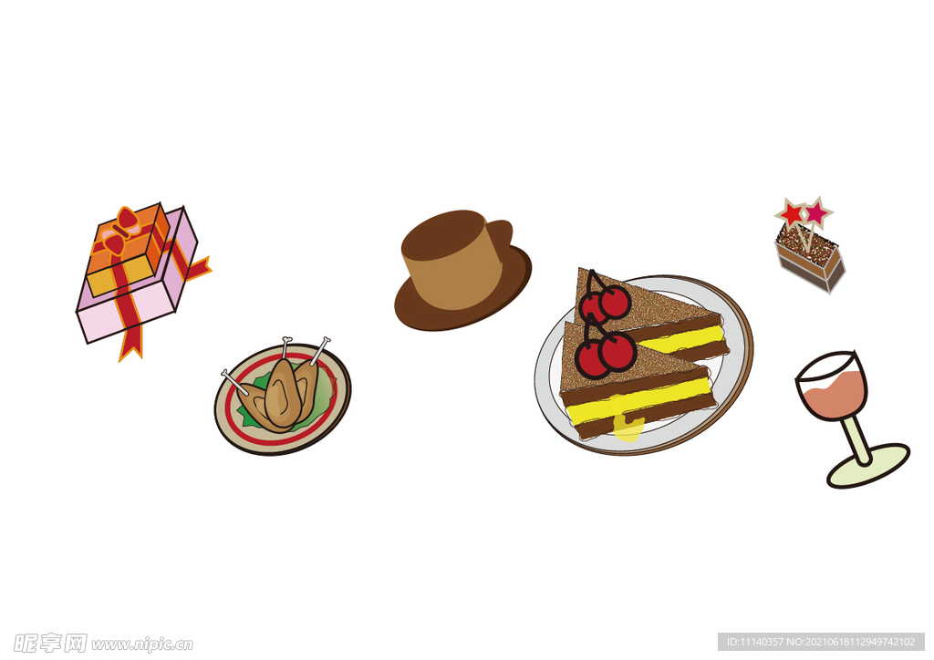 美食插画