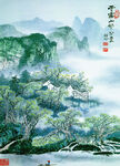 3D背景墙 5D背景 5D荷花