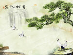 3D背景墙 5D背景 5D荷花